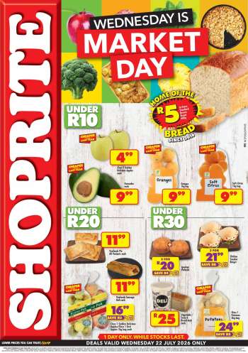Shoprite catalogue  - 22/07/2026 - 22/07/2026.