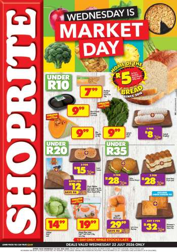 Shoprite catalogue  - 22/07/2026 - 22/07/2026.