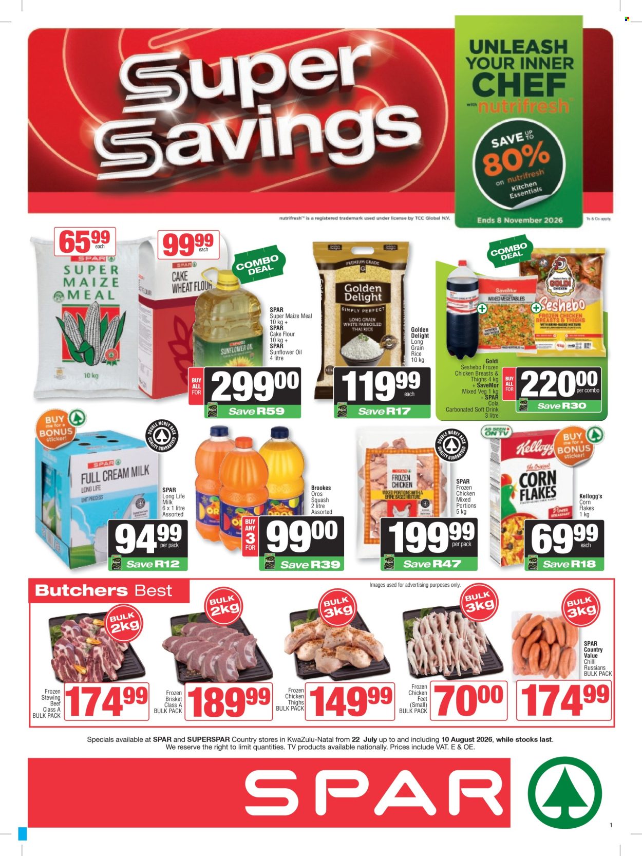 SPAR specials - 22/07/2026 - 10/08/2026. Page 1