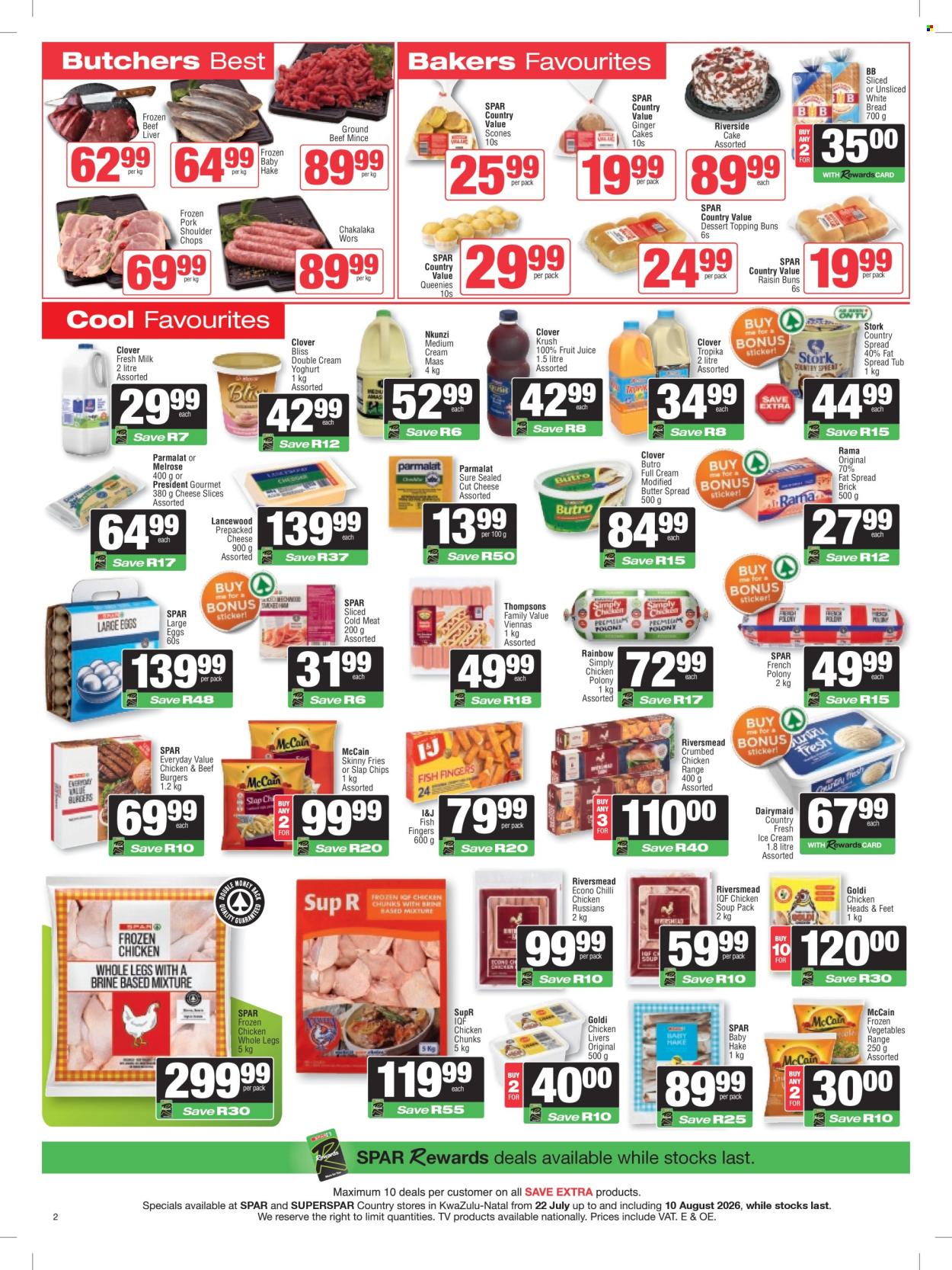 SPAR specials - 22/07/2026 - 10/08/2026. Page 2