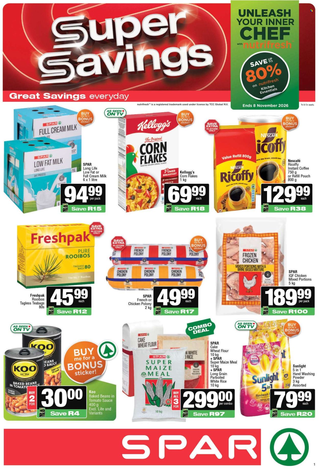 SPAR specials - 22/07/2026 - 10/08/2026. Page 1