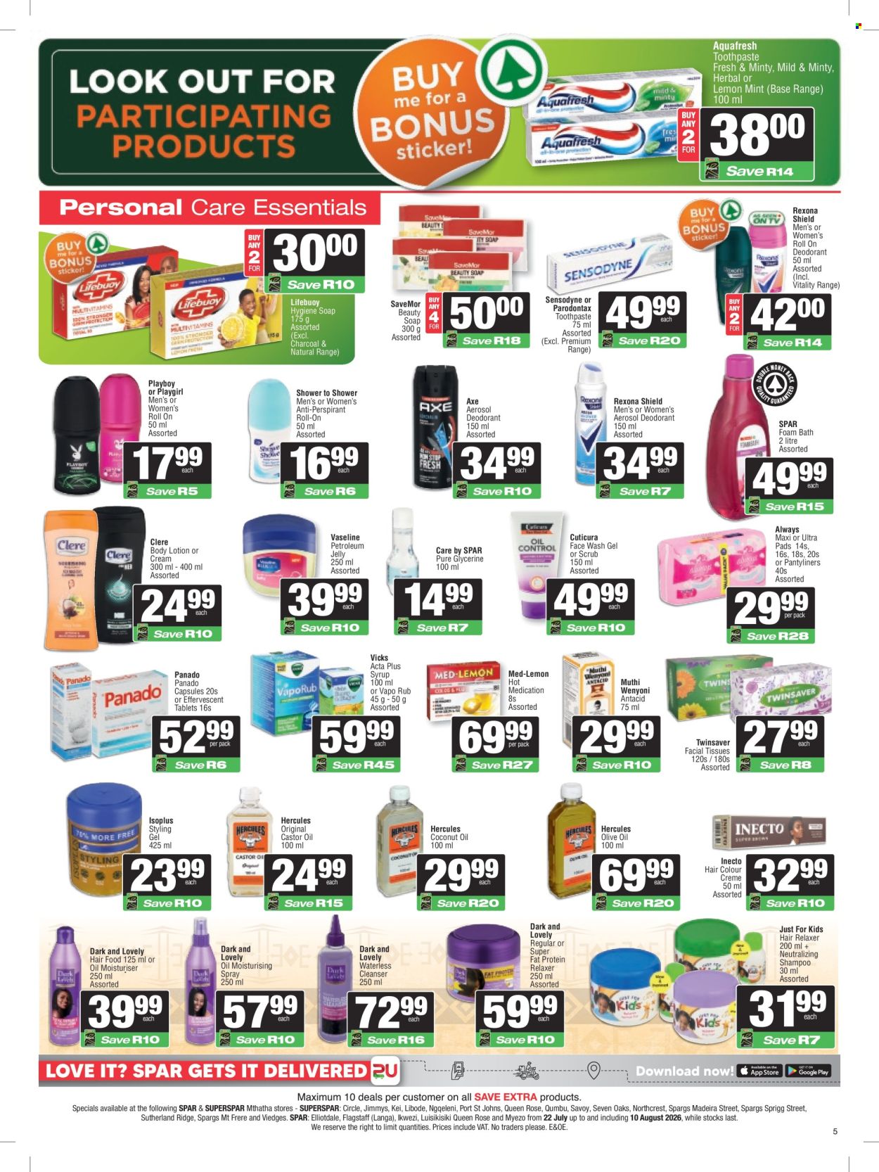 SPAR specials - 22/07/2026 - 10/08/2026. Page 5