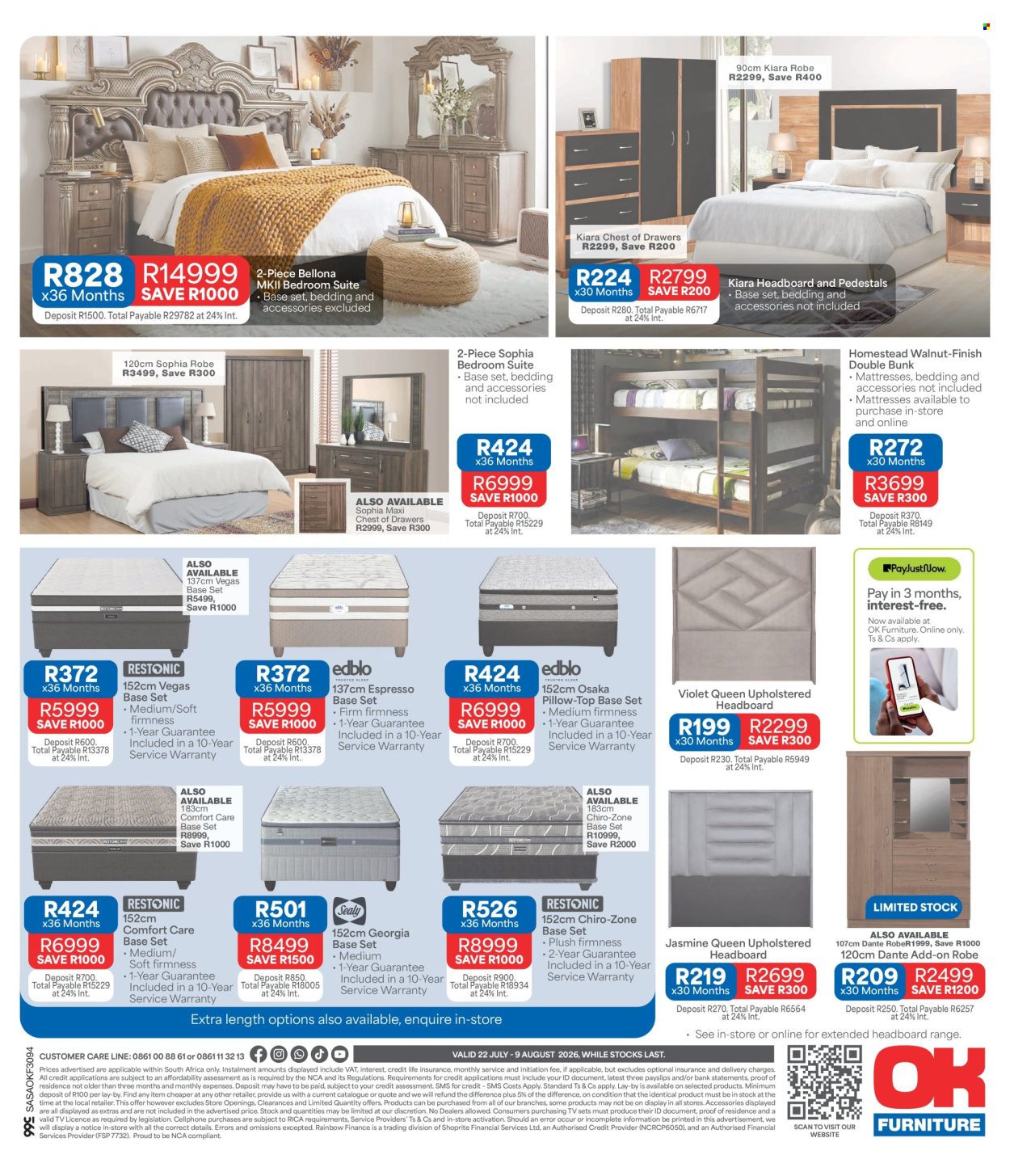 OK Furniture specials - 22/07/2026 - 09/08/2026. Page 8