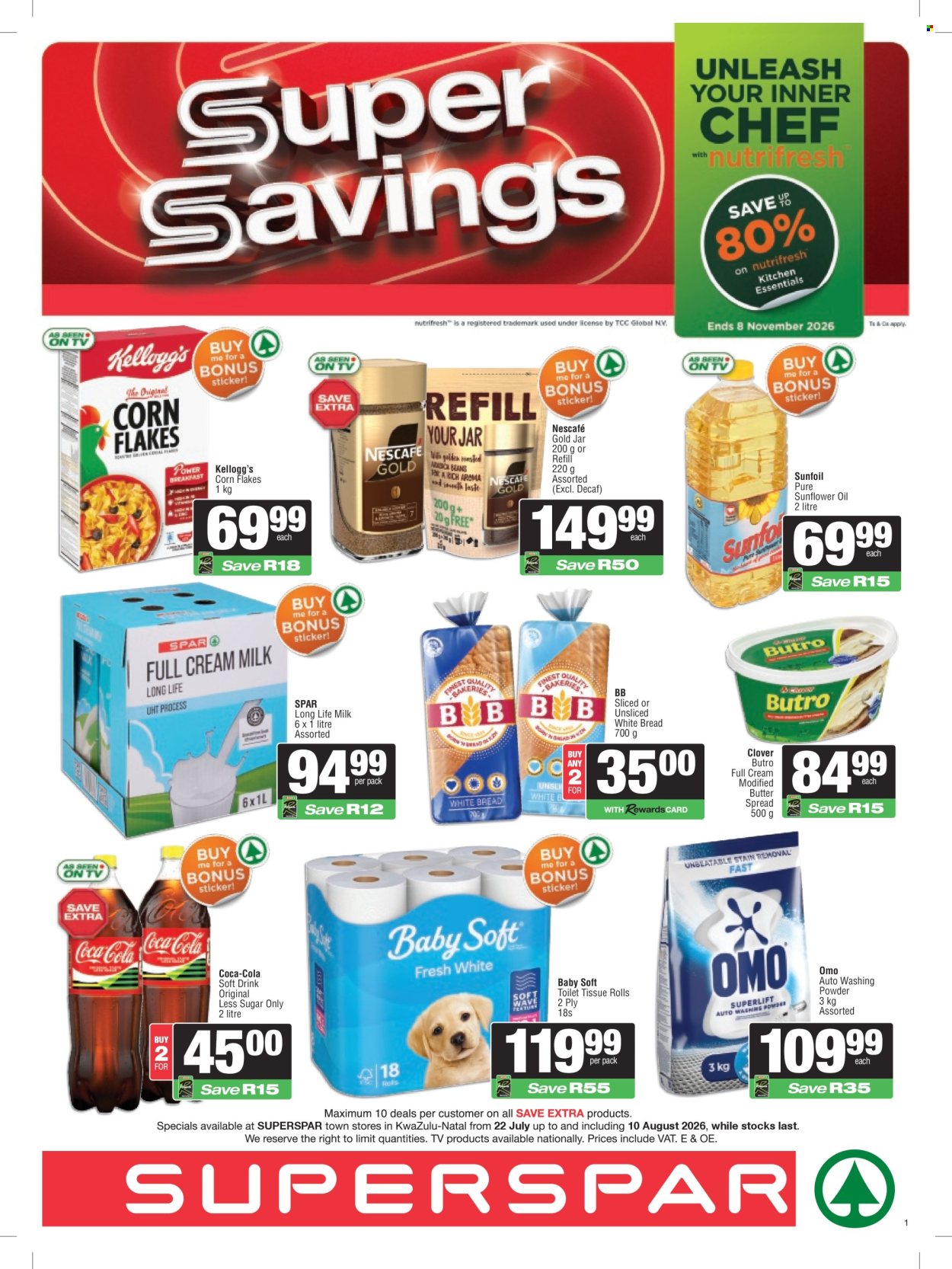 SPAR specials - 22/07/2026 - 10/08/2026. Page 1
