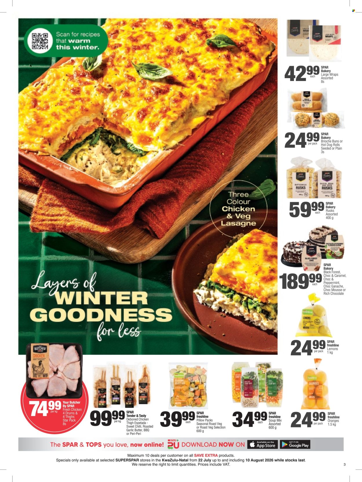 SPAR specials - 22/07/2026 - 10/08/2026. Page 3