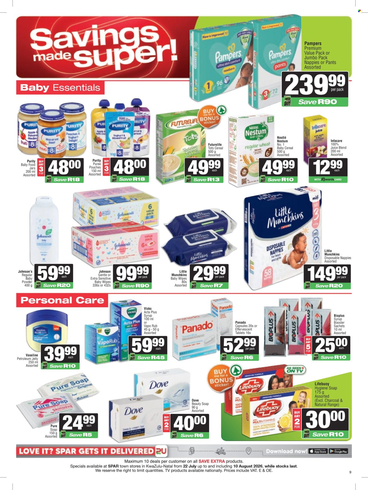 SPAR specials - 22/07/2026 - 10/08/2026. Page 9