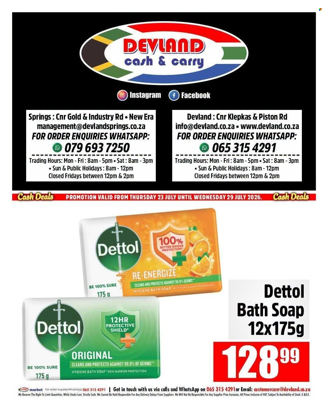 Devland specials - 23/07/2026 - 29/07/2026. Page 4