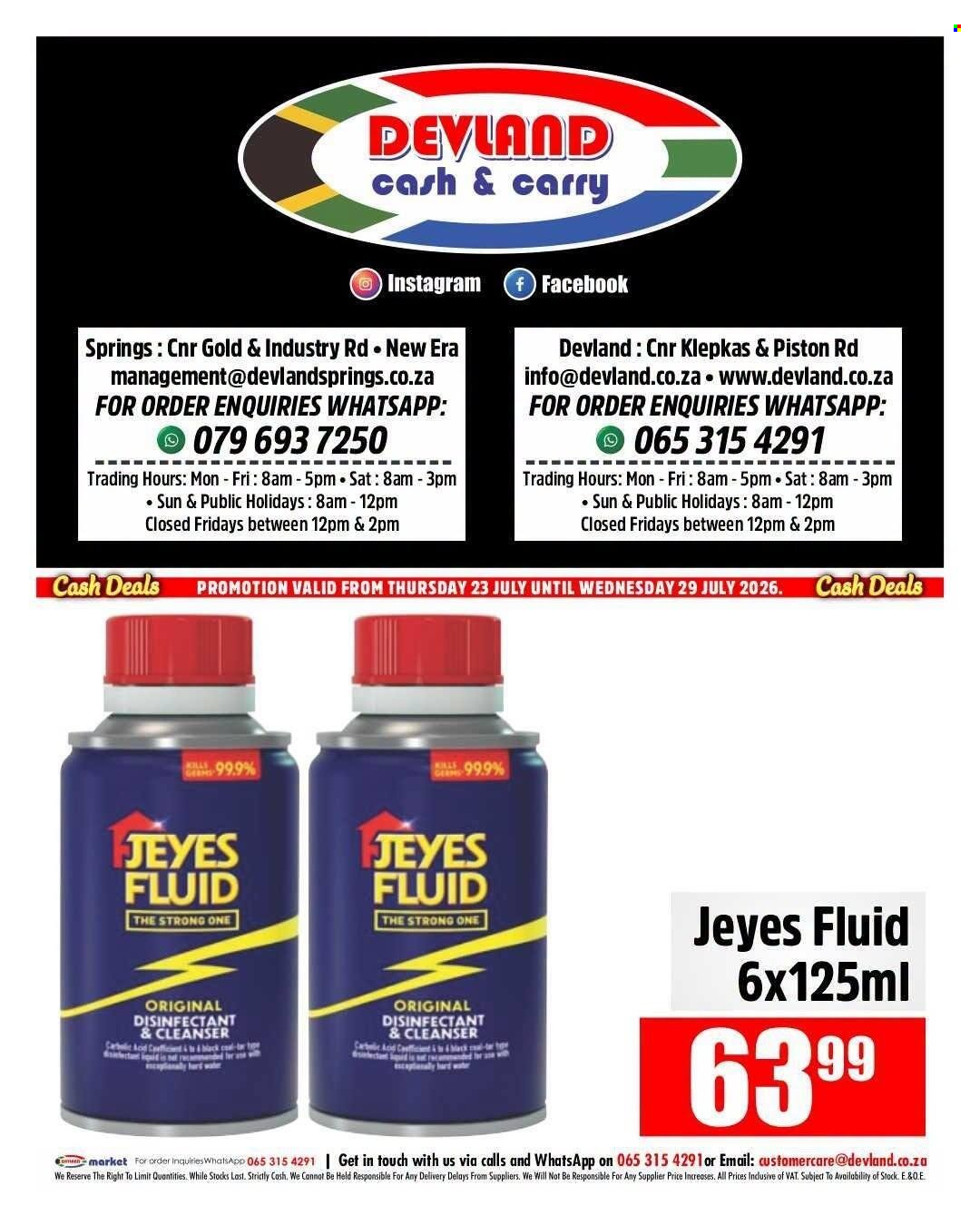 Devland specials - 23/07/2026 - 29/07/2026. Page 5