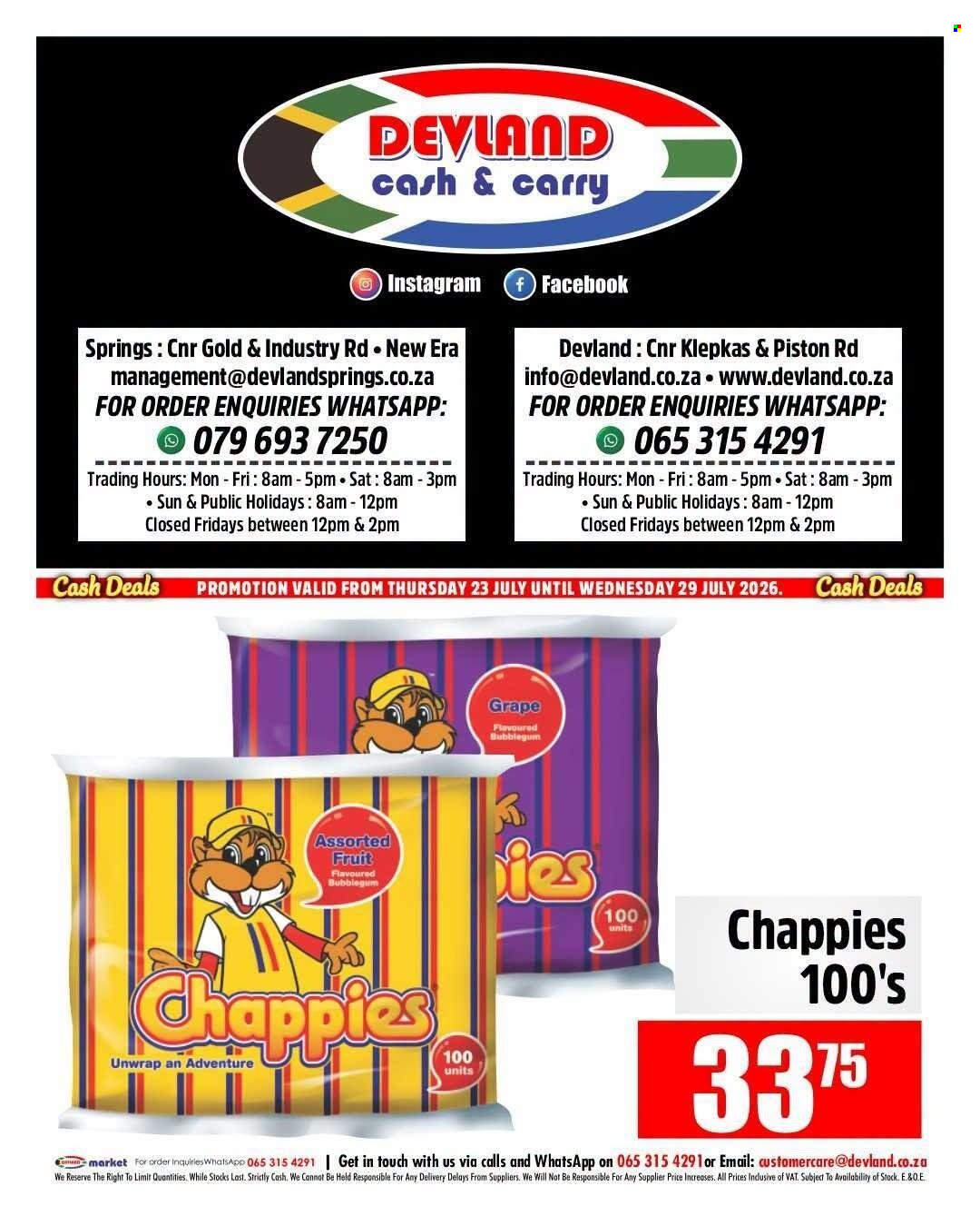 Devland specials - 23/07/2026 - 29/07/2026. Page 7