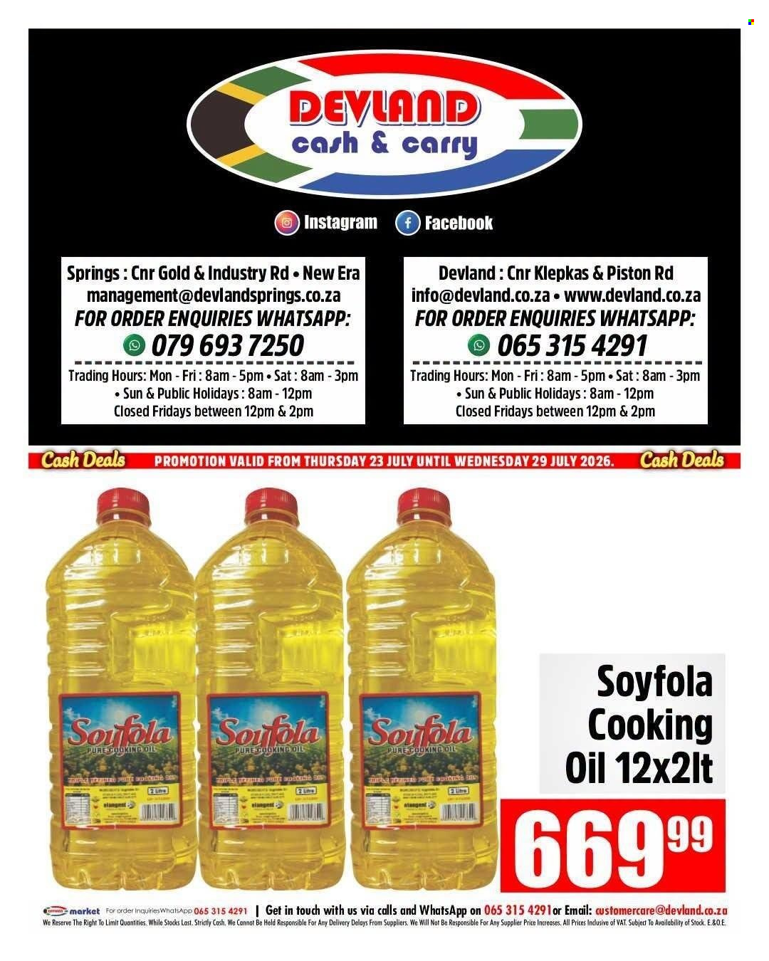 Devland specials - 23/07/2026 - 29/07/2026. Page 8