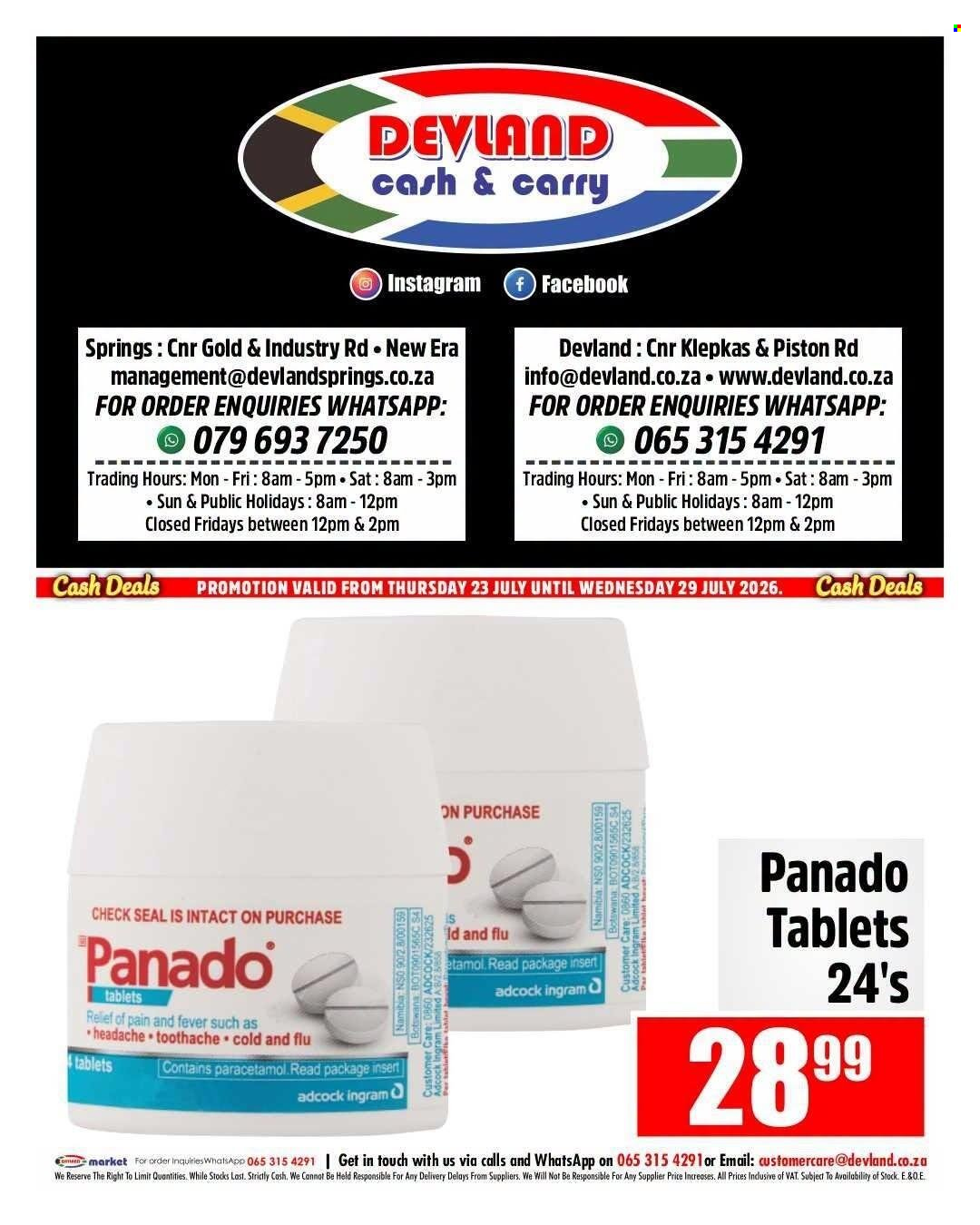 Devland specials - 23/07/2026 - 29/07/2026. Page 9