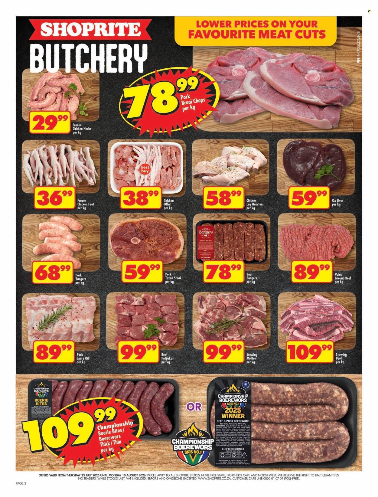 Shoprite specials - 23/07/2026 - 10/08/2026. Page 2