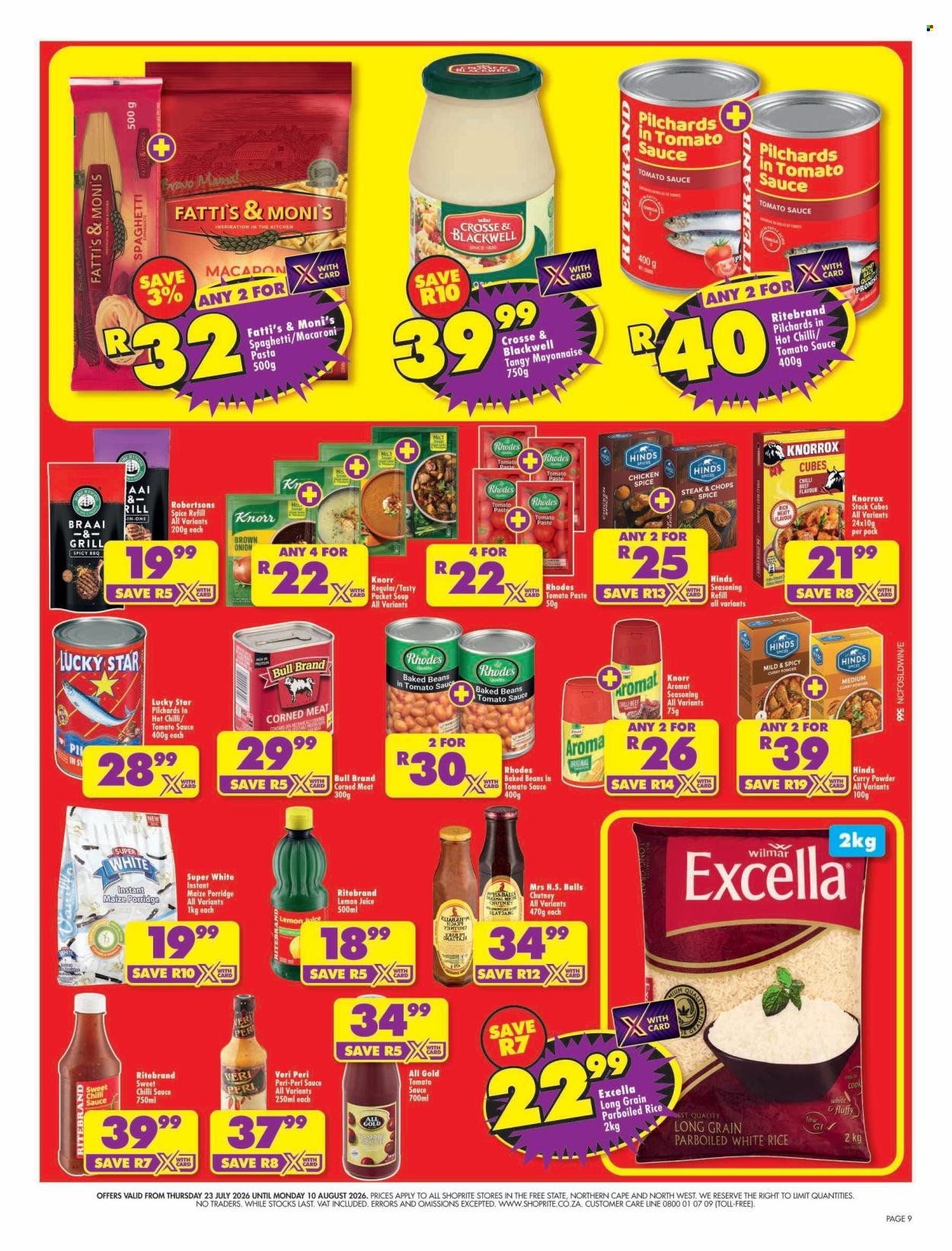 Shoprite specials - 23/07/2026 - 10/08/2026. Page 9