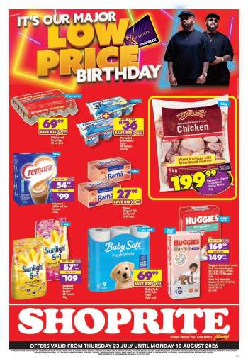 Shoprite catalogue  - 23/07/2026 - 10/08/2026.