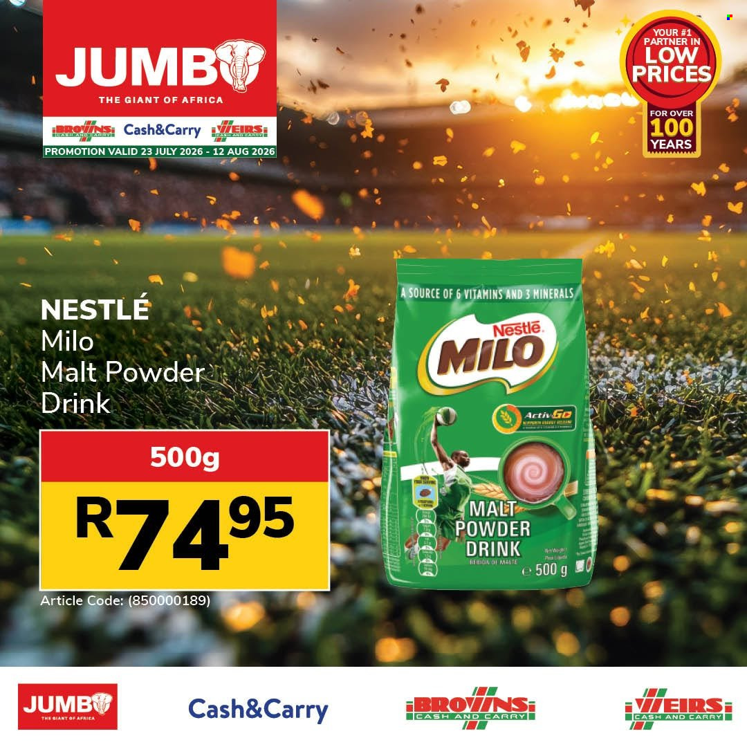 Jumbo Cash & Carry specials - 23/07/2026 - 12/08/2026. Page 19