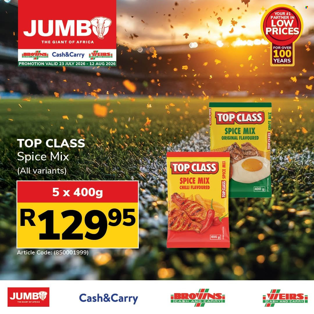 Jumbo Cash & Carry specials - 23/07/2026 - 12/08/2026. Page 21