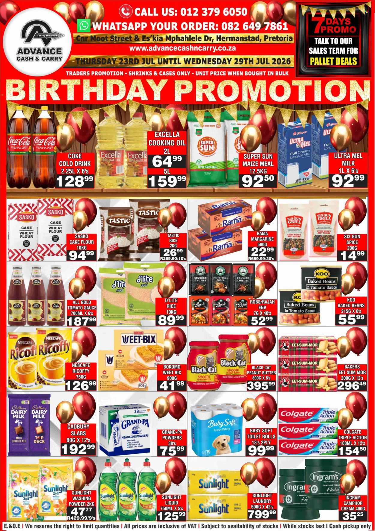 Advance Cash & Carry specials - 23/07/2026 - 29/07/2026. Page 1