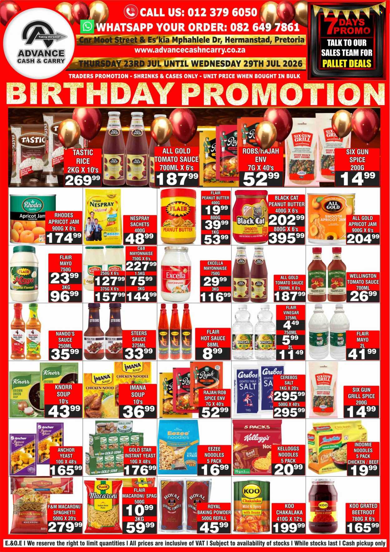 Advance Cash & Carry specials - 23/07/2026 - 29/07/2026. Page 3