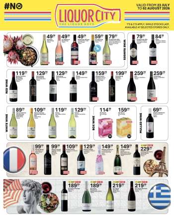 Liquor City catalogue  - 23/07/2026 - 02/08/2026.