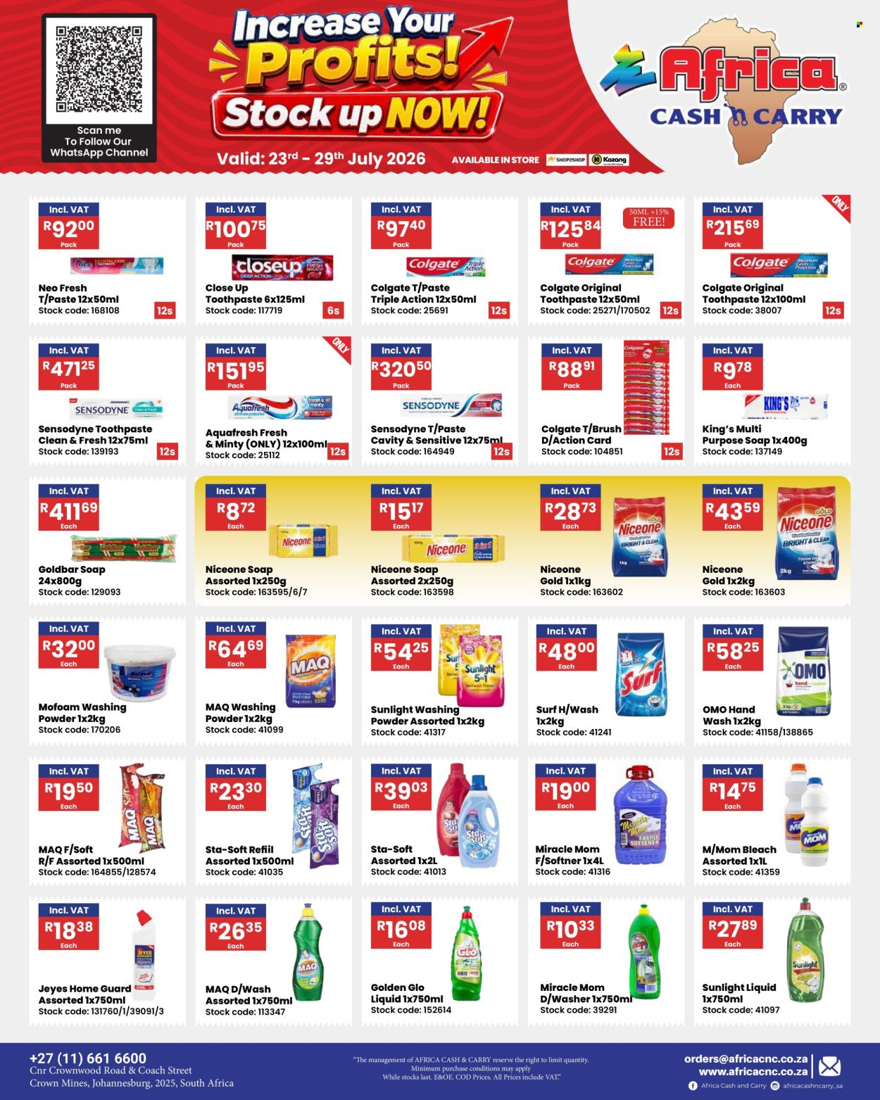 Africa Cash & Carry specials - 23/07/2026 - 29/07/2026. Page 16