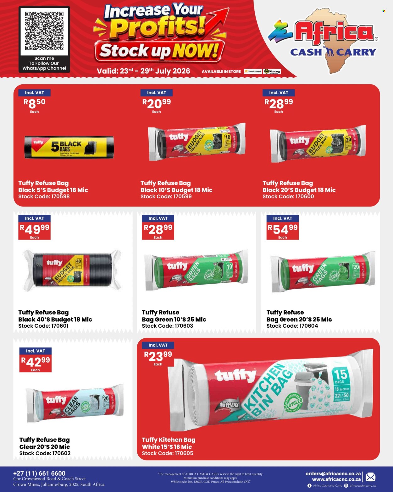 Africa Cash & Carry specials - 23/07/2026 - 29/07/2026. Page 50
