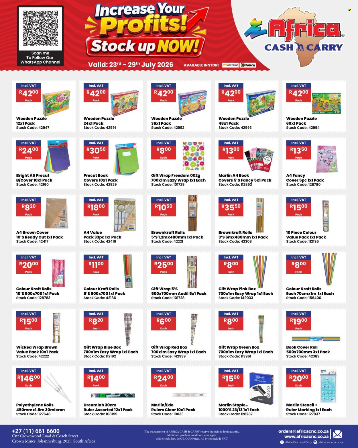 Africa Cash & Carry specials - 23/07/2026 - 29/07/2026. Page 62