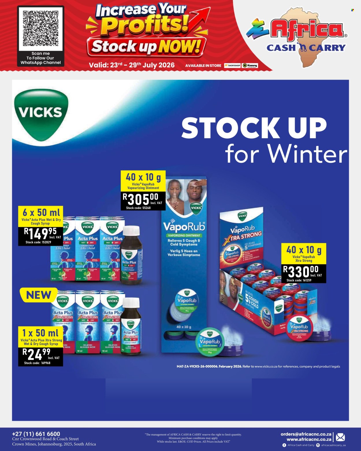 Africa Cash & Carry specials - 23/07/2026 - 29/07/2026. Page 70