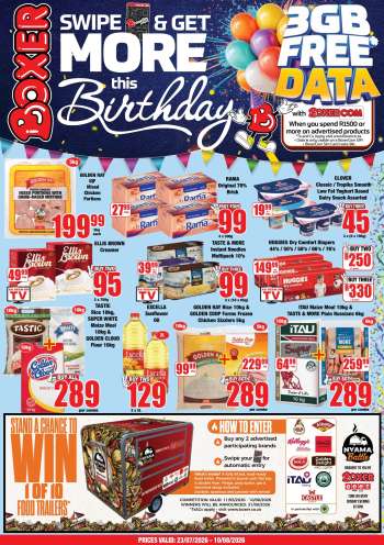 Boxer catalogue  - 23/07/2026 - 10/08/2026.