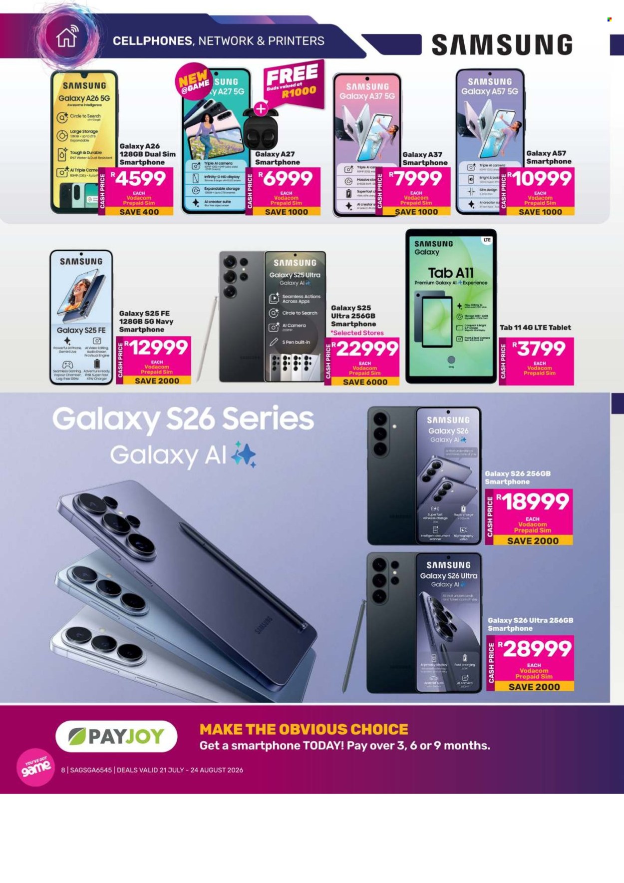 Game specials - 21/07/2026 - 24/08/2026. Page 8