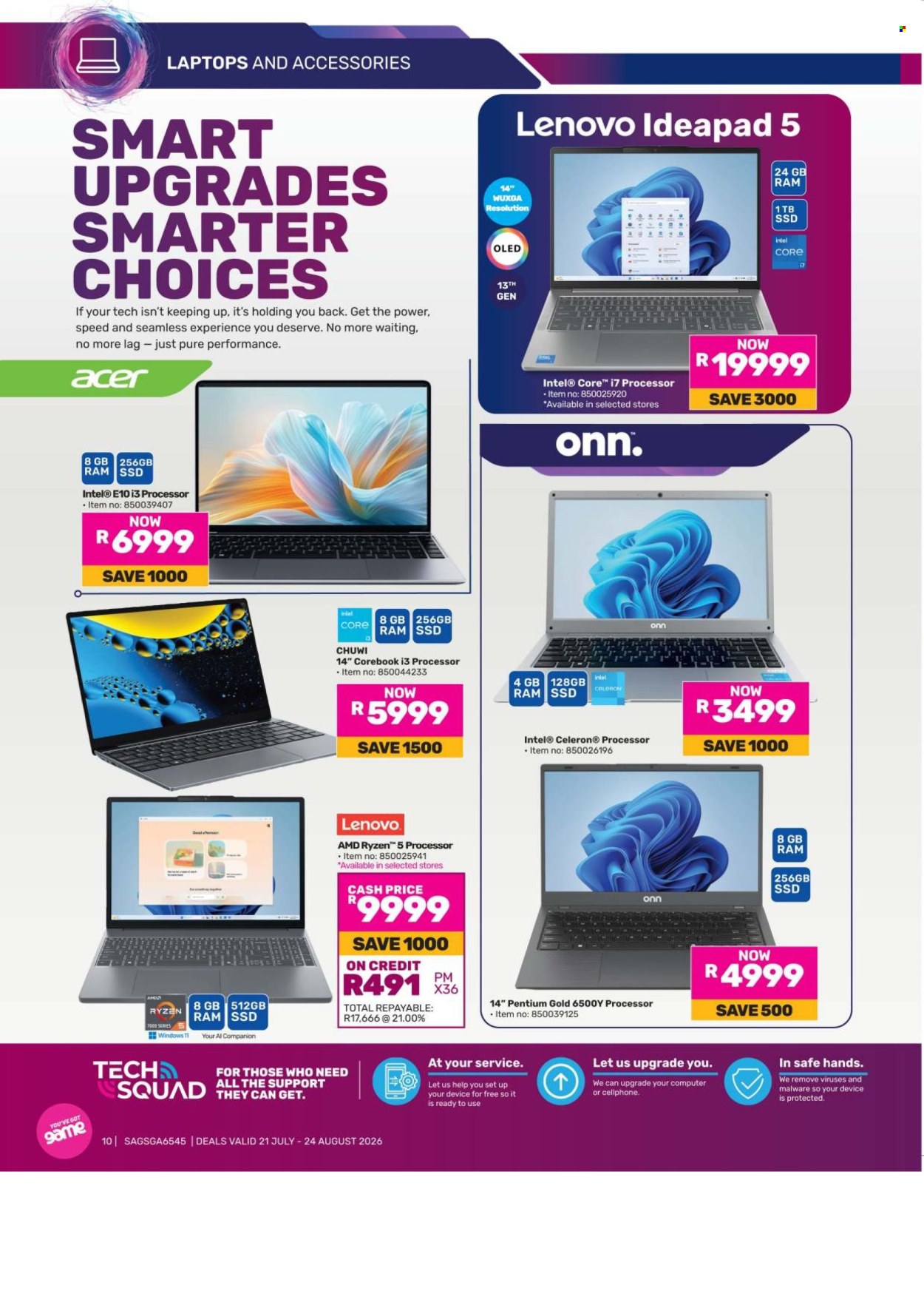 Game specials - 21/07/2026 - 24/08/2026. Page 10