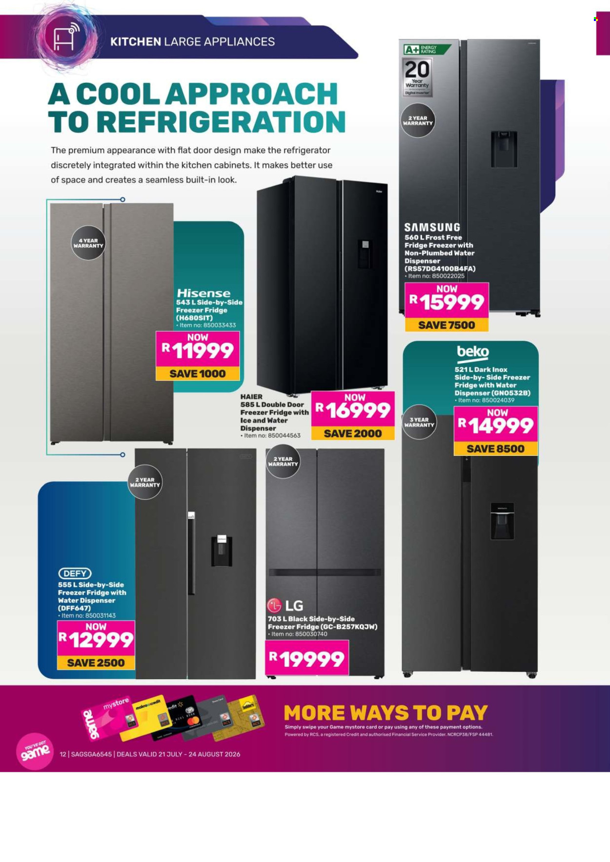 Game specials - 21/07/2026 - 24/08/2026. Page 12