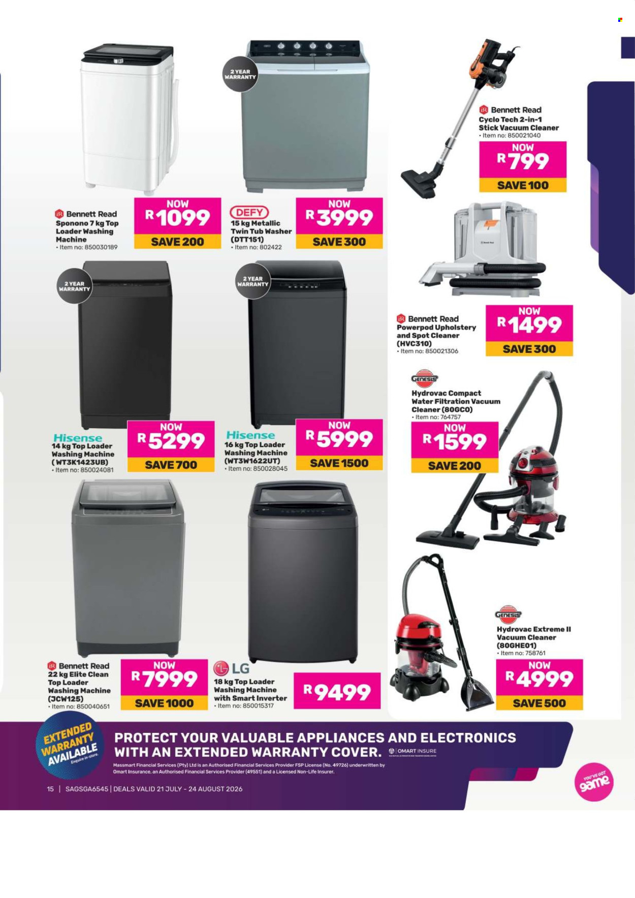 Game specials - 21/07/2026 - 24/08/2026. Page 15