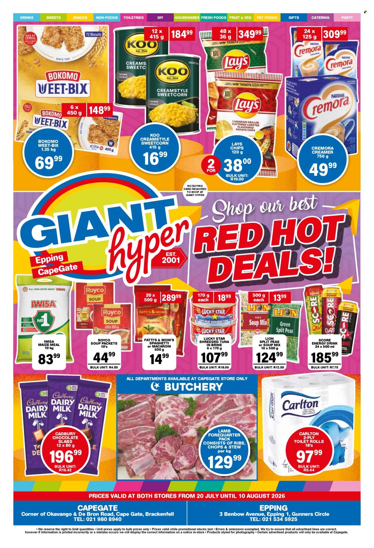 Giant Hyper specials - 20/07/2026 - 10/08/2026. Page 1