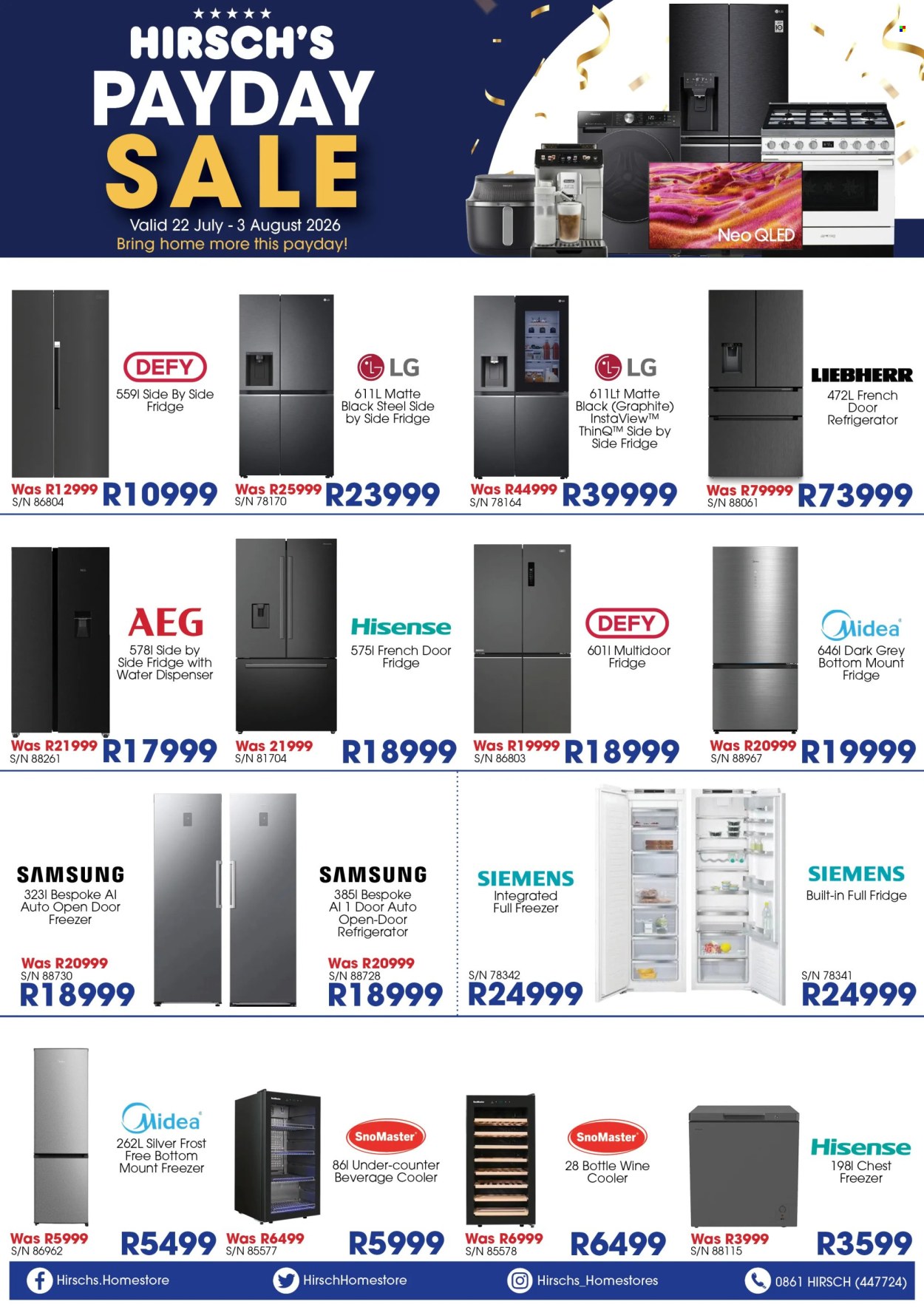 Hirsch's specials - 22/07/2026 - 03/08/2026. Page 1