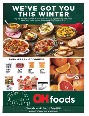OK Foods catalogue  - 24/07/2026 - 10/08/2026.