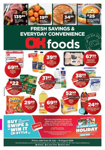 OK Foods catalogue  - 24/07/2026 - 10/08/2026.