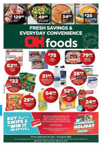 OK Foods catalogue  - 24/07/2026 - 10/08/2026.