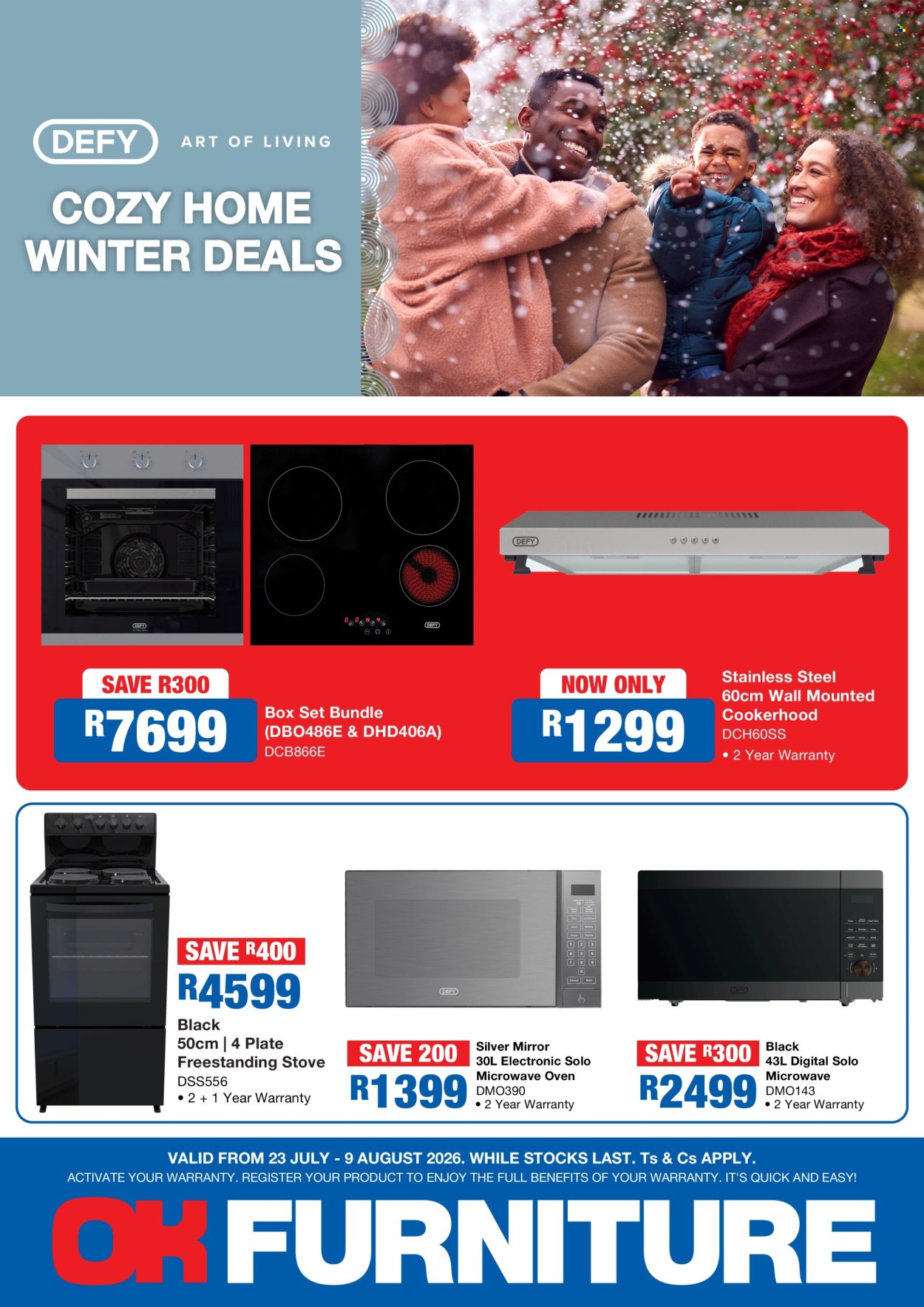 OK Furniture specials - 23/07/2026 - 09/08/2026. Page 1