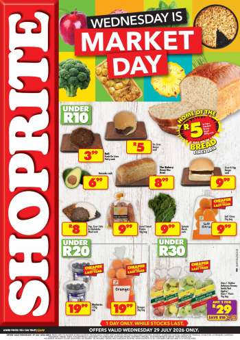 Shoprite catalogue  - 29/07/2026 - 29/07/2026.