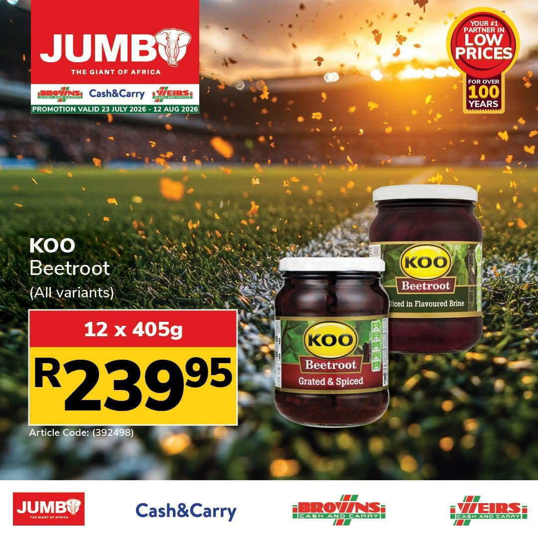 Jumbo Cash & Carry specials - 23/07/2026 - 12/08/2026. Page 9