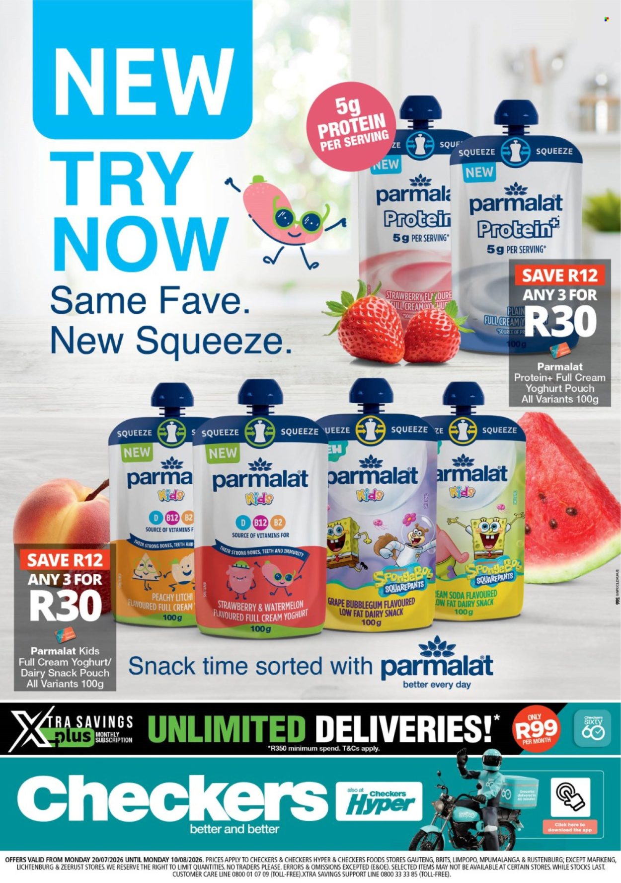 Checkers specials - 20/07/2026 - 10/08/2026. Page 1
