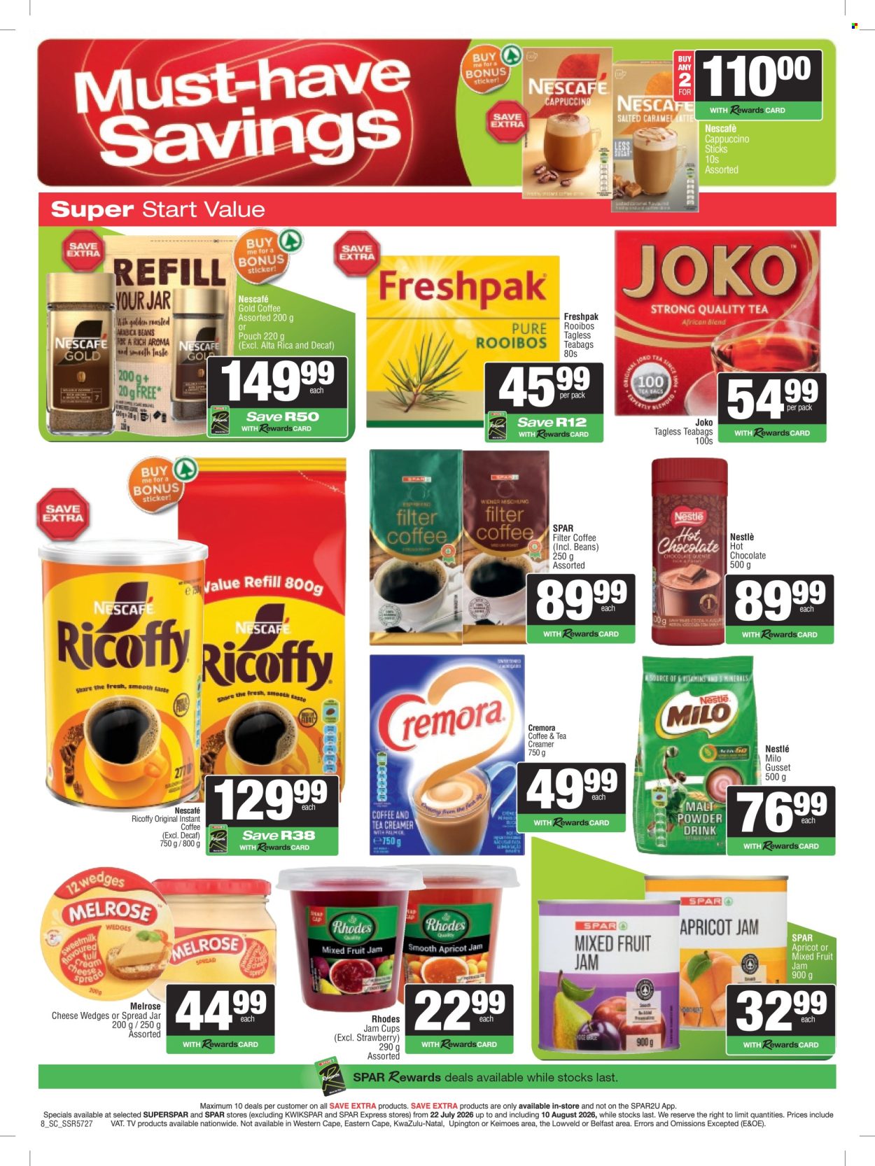 SPAR specials - 22/07/2026 - 10/08/2026. Page 8