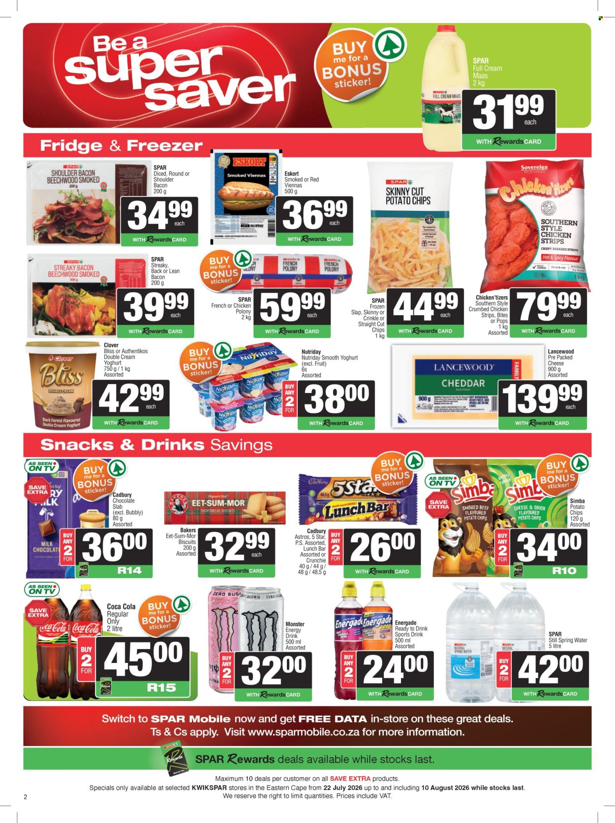 SPAR specials - 22/07/2026 - 10/08/2026. Page 2