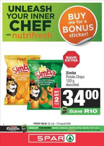 SPAR catalogue  - 22/07/2026 - 10/08/2026.