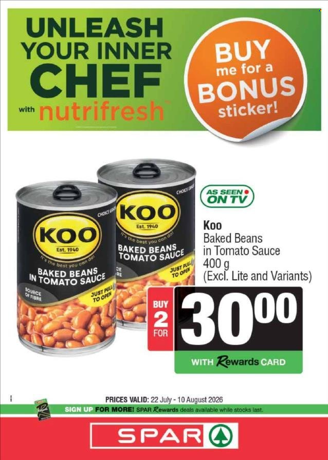 SPAR specials - 22/07/2026 - 10/08/2026. Page 7