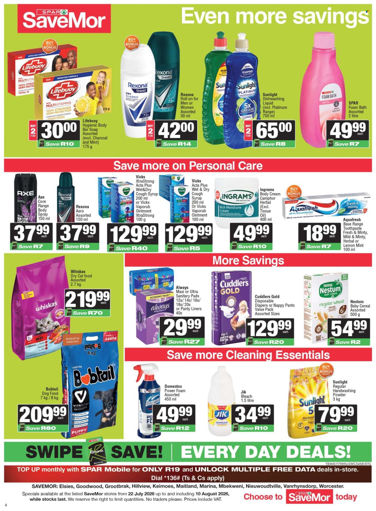 SPAR specials - 22/07/2026 - 10/08/2026. Page 4