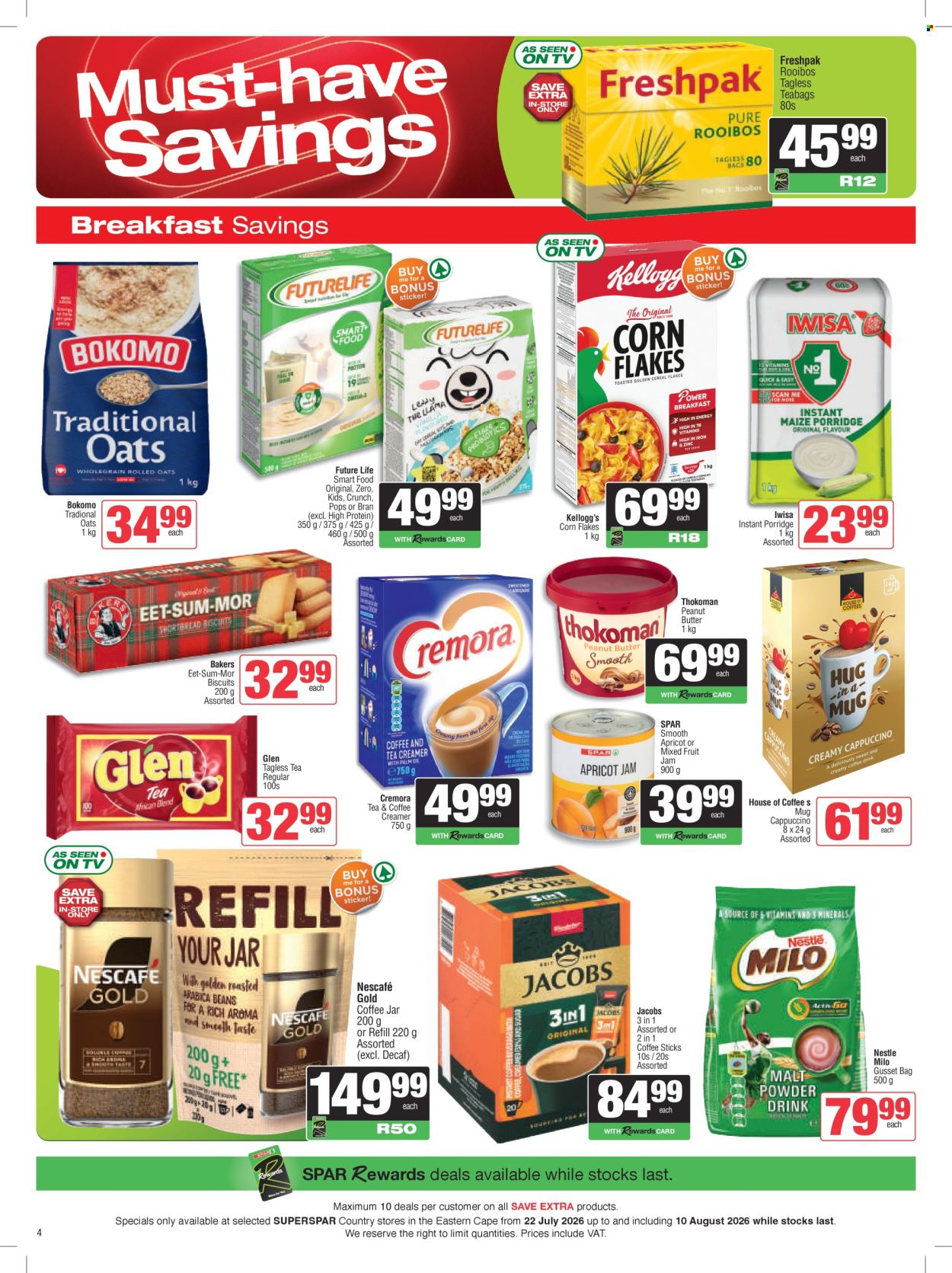SPAR specials - 22/07/2026 - 10/08/2026. Page 4