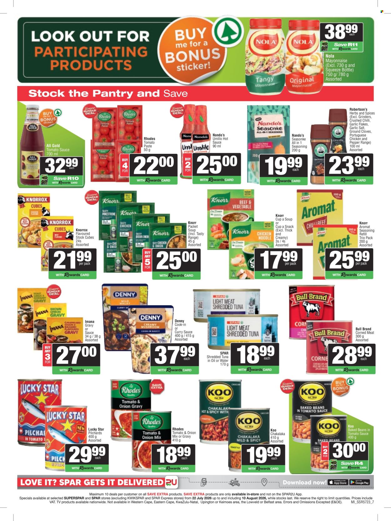 SPAR specials - 22/07/2026 - 10/08/2026. Page 7