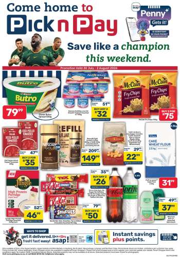 Pick n Pay catalogue  - 30/07/2026 - 02/08/2026.