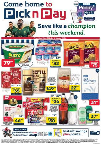 Pick n Pay catalogue  - 30/07/2026 - 02/08/2026.